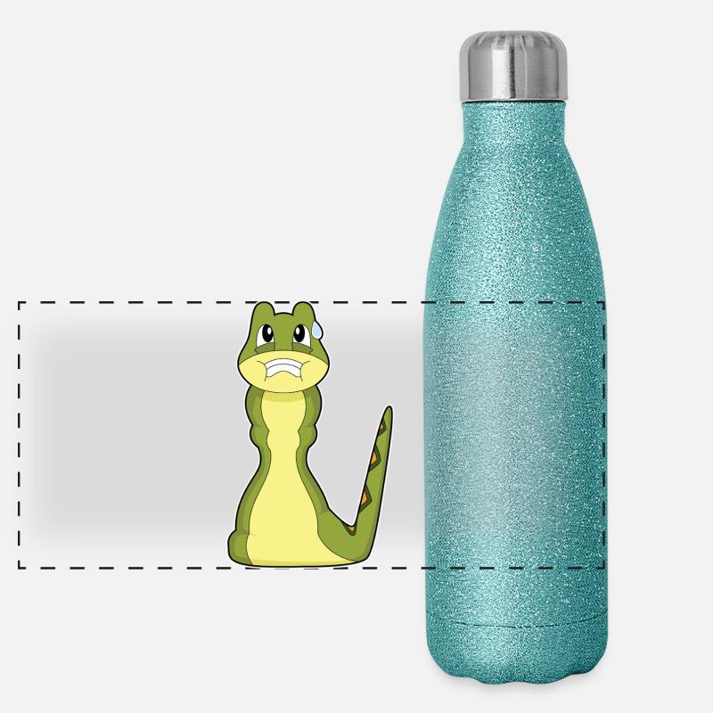 Snake Chess Board Game Panoramic Glitter Thermal Bottle 500 ml