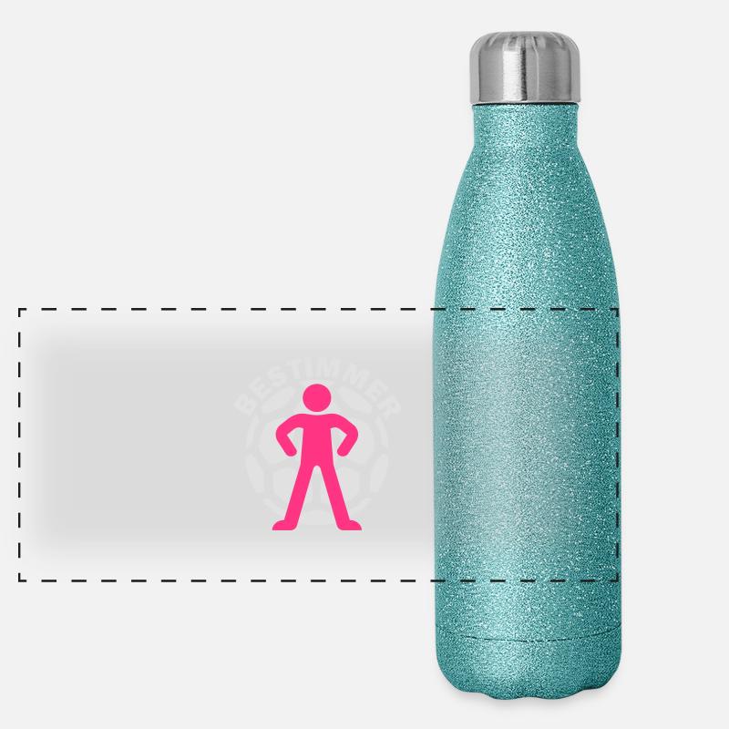 Trainer - déterminant Gourde isotherme panoramique pailletée 500 ml
