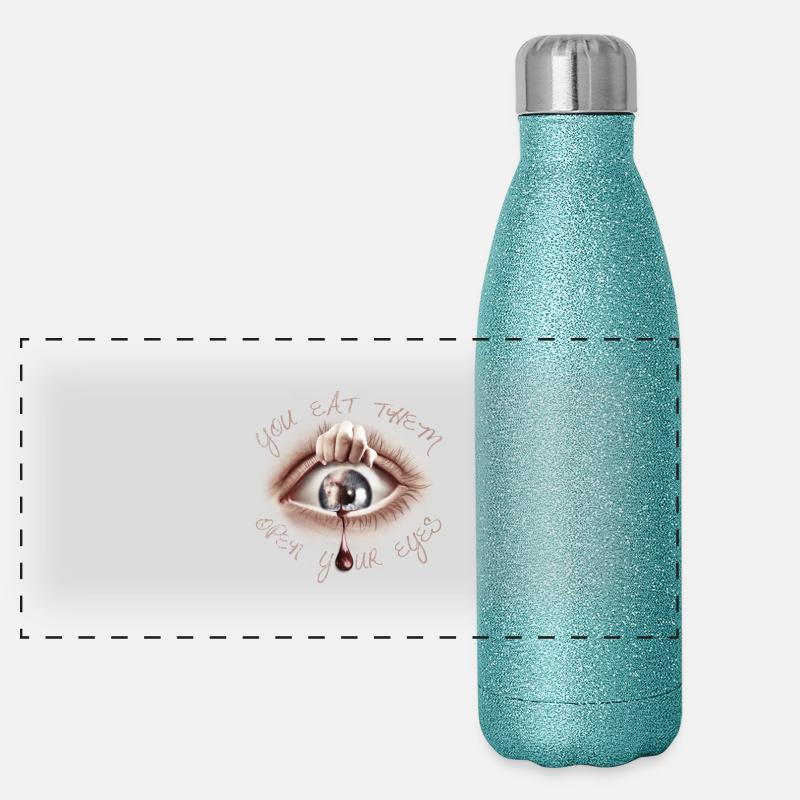 Open your Eyes Gourde isotherme panoramique pailletée 500 ml