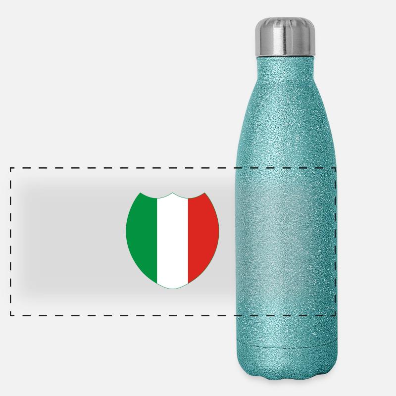 Italien / Italien (V) Panorama Glitzer Isolierflasche 500 ml