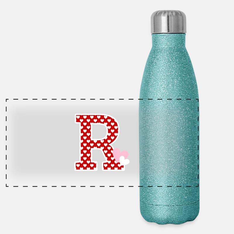 Letter to the heart Panoramic Glitter Thermal Bottle 500 ml