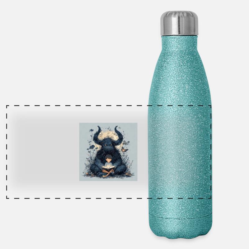 Ne dérangez pas ! Gourde isotherme panoramique pailletée 500 ml