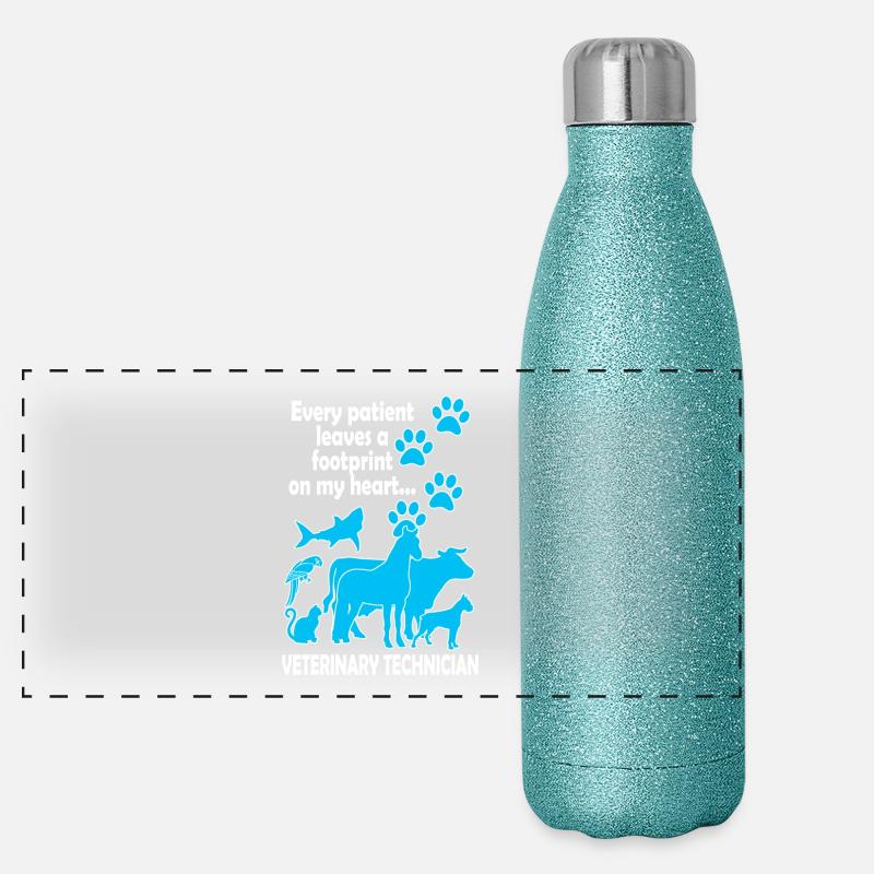 Veterinary Technician Panoramic Glitter Thermal Bottle 500 ml