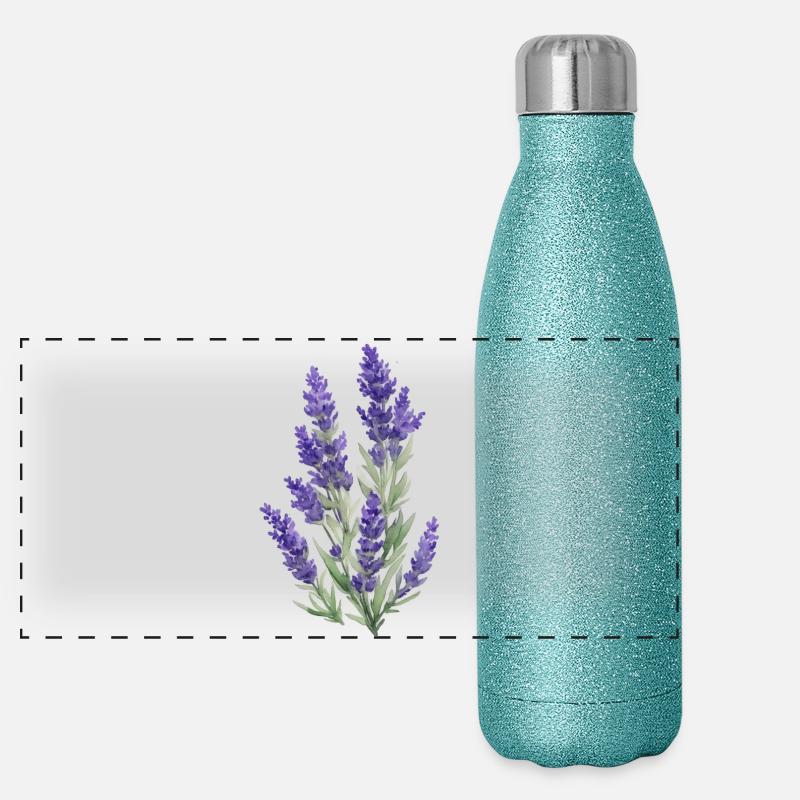 Lavender Panoramic Glitter Thermal Bottle 500 ml