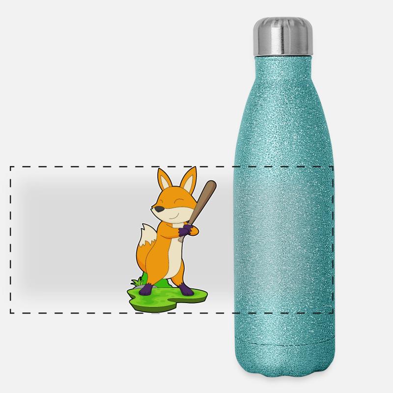 Batte de baseball Fox Gourde isotherme panoramique pailletée 500 ml