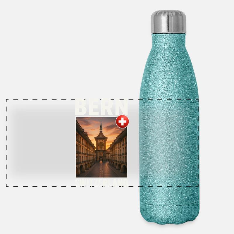Bern Gourde isotherme panoramique pailletée 500 ml