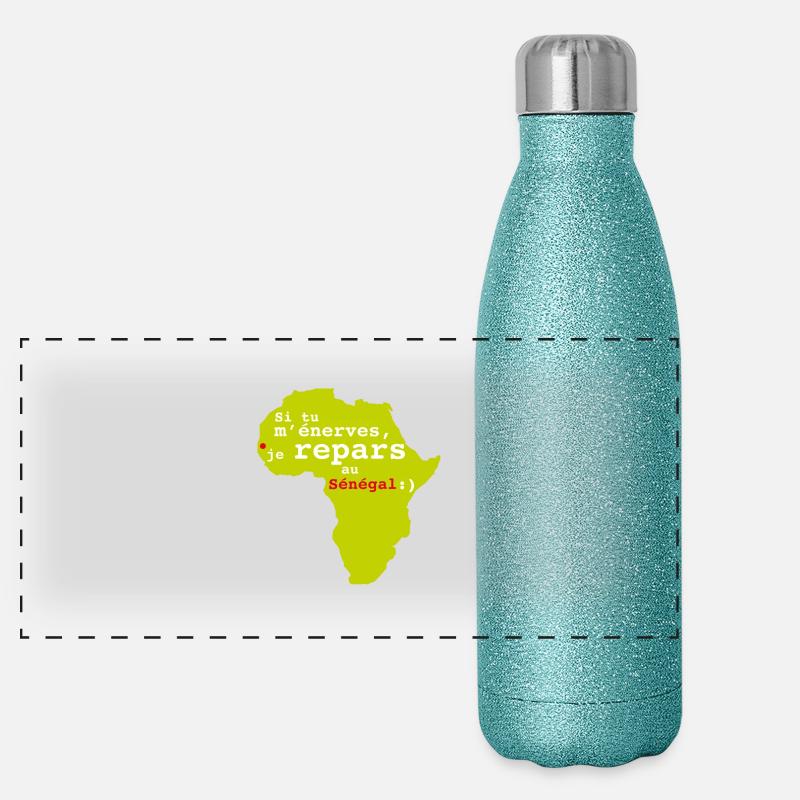 si tu m'énerves.png Gourde isotherme panoramique pailletée 500 ml
