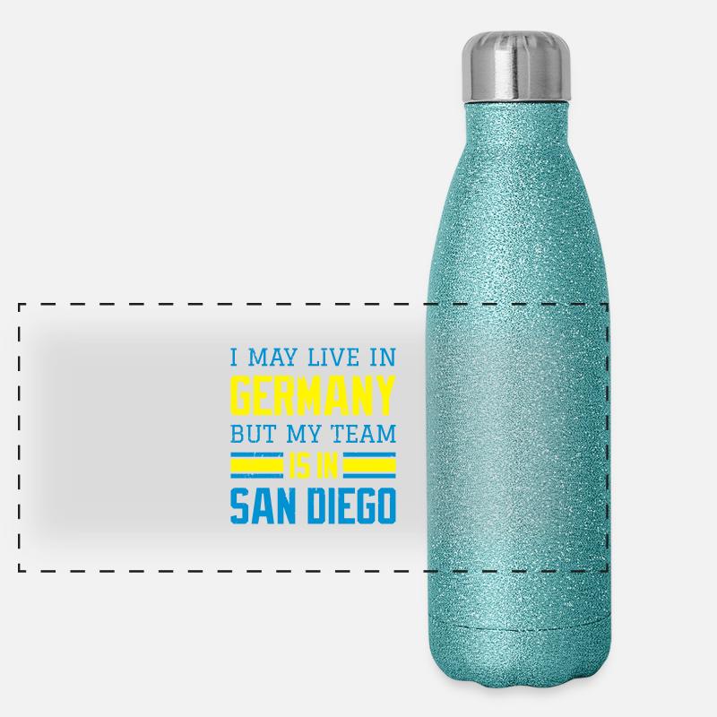 San Diego Panorama Glitzer Isolierflasche 500 ml