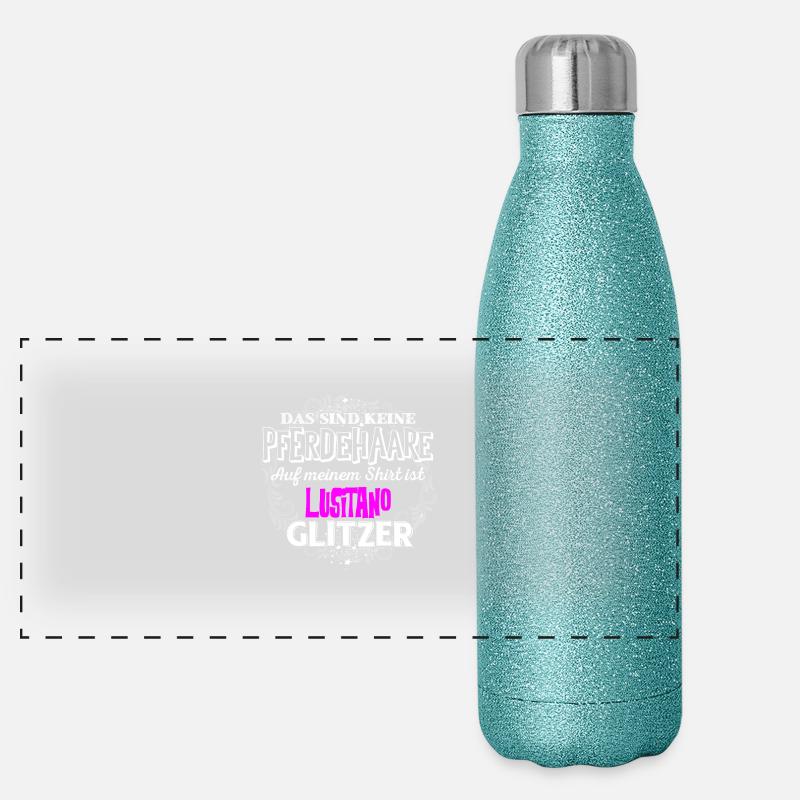 LUSITANO - Glitzer Panorama Glitzer Isolierflasche 500 ml