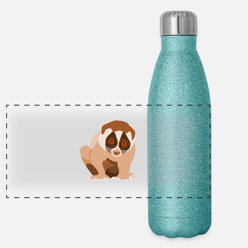 plumplori Panorama Glitzer Isolierflasche 500 ml