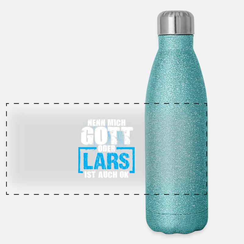 LARS - ok Panorama Glitzer Isolierflasche 500 ml