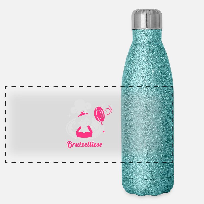 Cook - kitchen - cooking - grilling - barbecue - Panoramic Glitter Thermal Bottle 500 ml