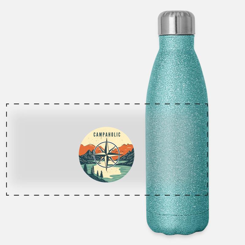 Campaholic Panorama Glitzer Isolierflasche 500 ml