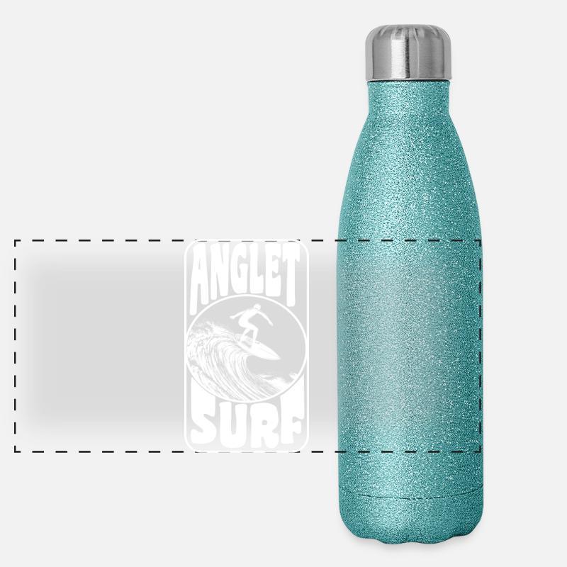 ANGLET Panorama Glitzer Isolierflasche 500 ml