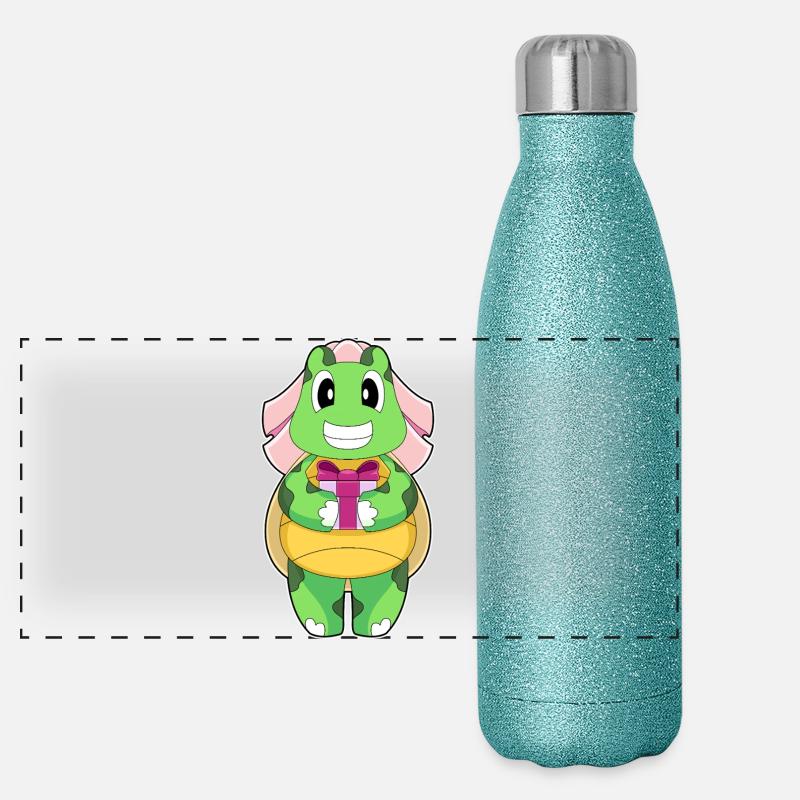 Mariage du forfait nuptial Turtle Gourde isotherme panoramique pailletée 500 ml