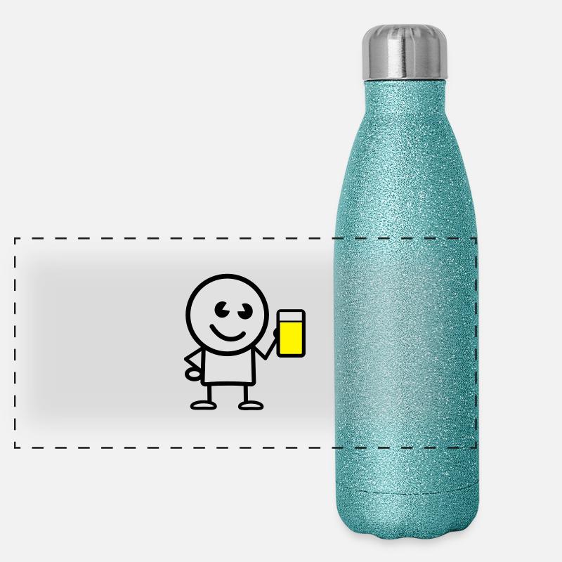 drink Panorama Glitzer Isolierflasche 500 ml