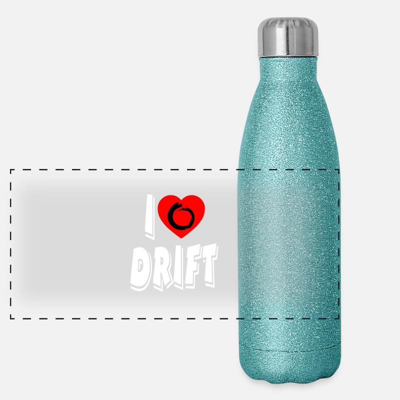 Auto Panorama Glitzer Isolierflasche 500 ml
