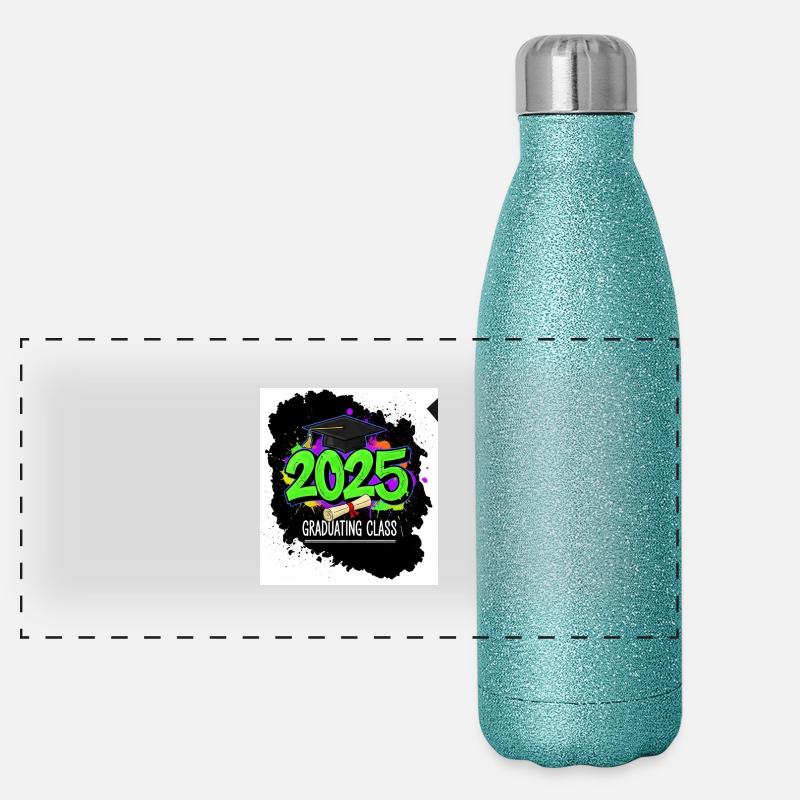 Design élégant de la remise des diplômes 2025 - Parfait Gourde isotherme panoramique pailletée 500 ml