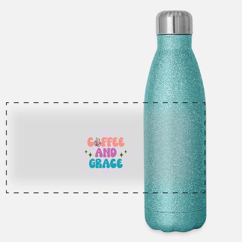 Coffee & Grace Panoramic Glitter Thermal Bottle 500 ml