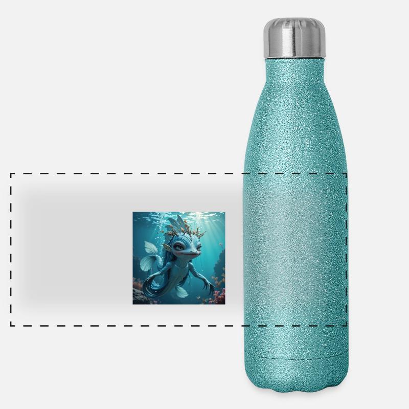 Fisuralica Panorama Glitzer Isolierflasche 500 ml