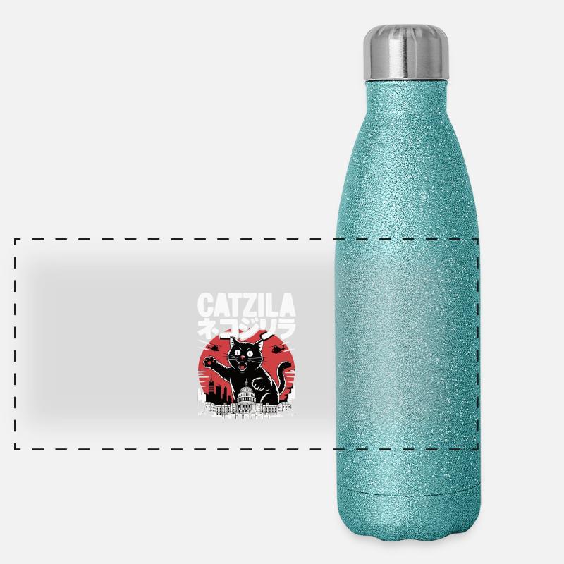 Catzilla Catzilla Panorama Glitzer Isolierflasche 500 ml