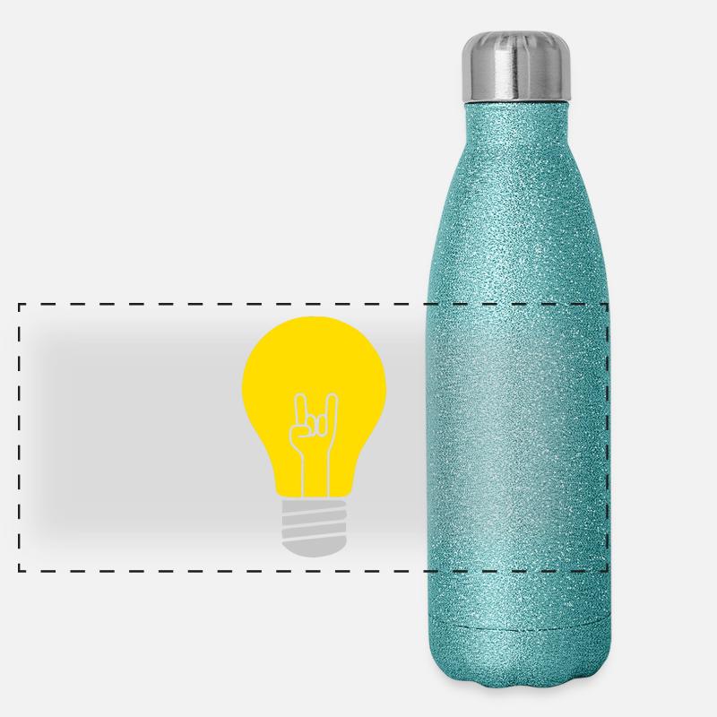 Rock electrifies Panoramic Glitter Thermal Bottle 500 ml
