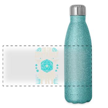 You can certainly try - RPG - Panoramic Glitter Thermal Bottle 500 ml - blue glitter - Front