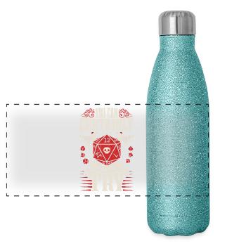 You can certainly try - RPG - Role-playing game - Panoramic Glitter Thermal Bottle 500 ml - blue glitter - Front