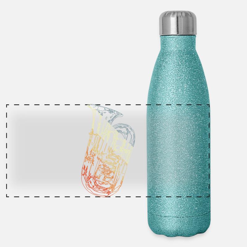 Tuba Panoramic Glitter Thermal Bottle 500 ml