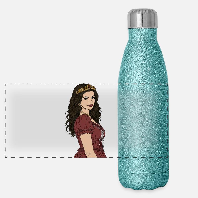 Prinzessin  Panorama Glitzer Isolierflasche 500 ml