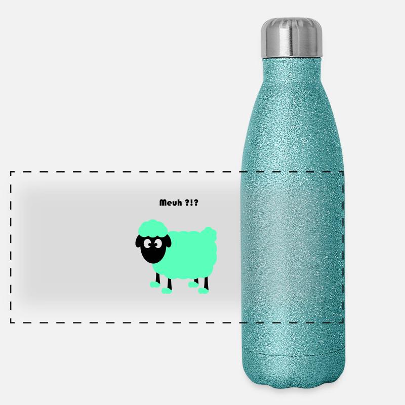 mouton Gourde isotherme panoramique pailletée 500 ml