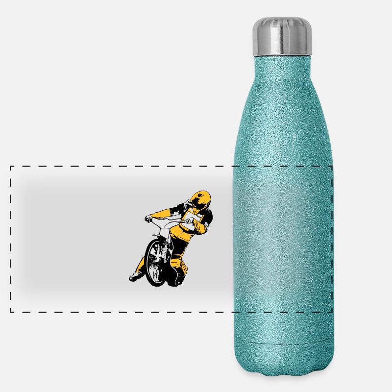Speedway Racing Gourde isotherme panoramique pailletée 500 ml