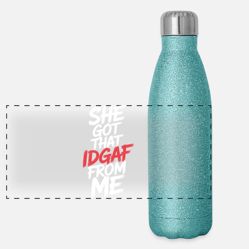 Elle a obtenu cet IDGAF de MOI Gourde isotherme panoramique pailletée 500 ml