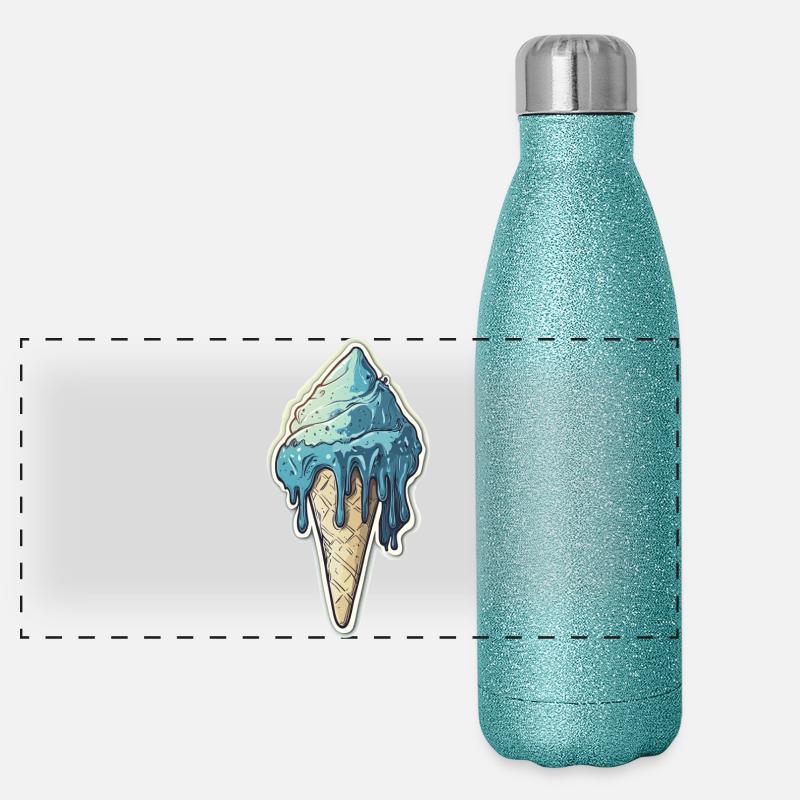 Eiscreme Eis Panoramic Glitter Thermal Bottle 500 ml