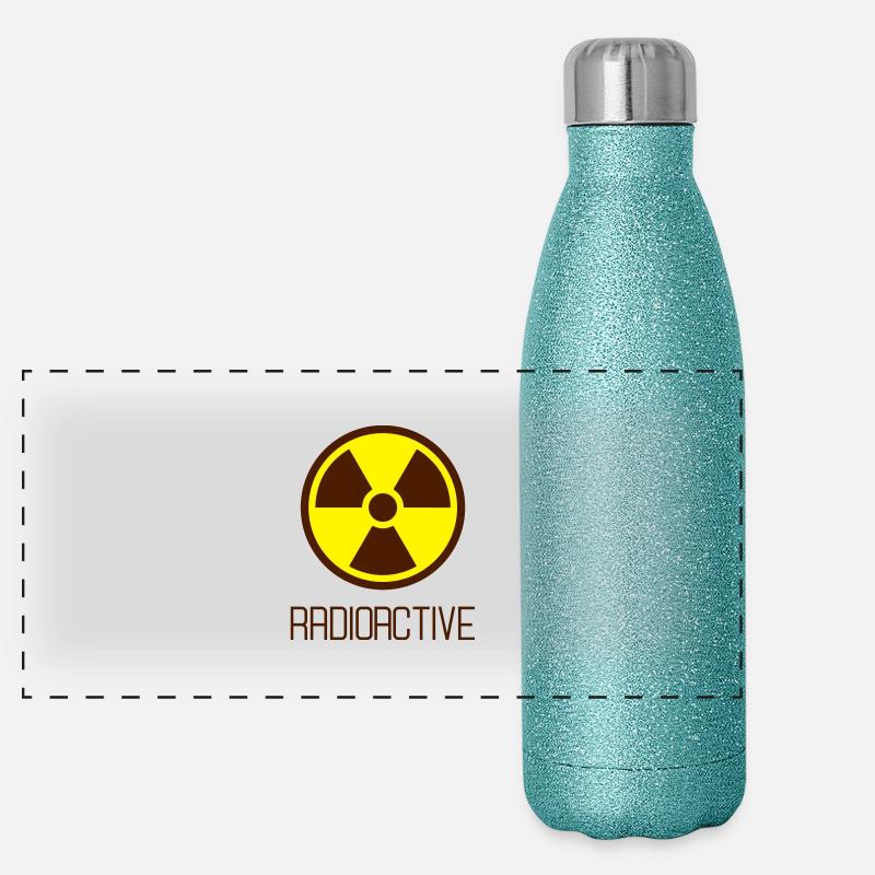 radioactive Panoramic Glitter Thermal Bottle 500 ml