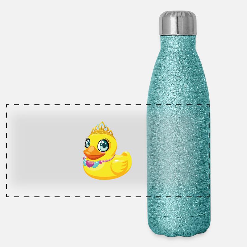 Entenprinzessin Panorama Glitzer Isolierflasche 500 ml