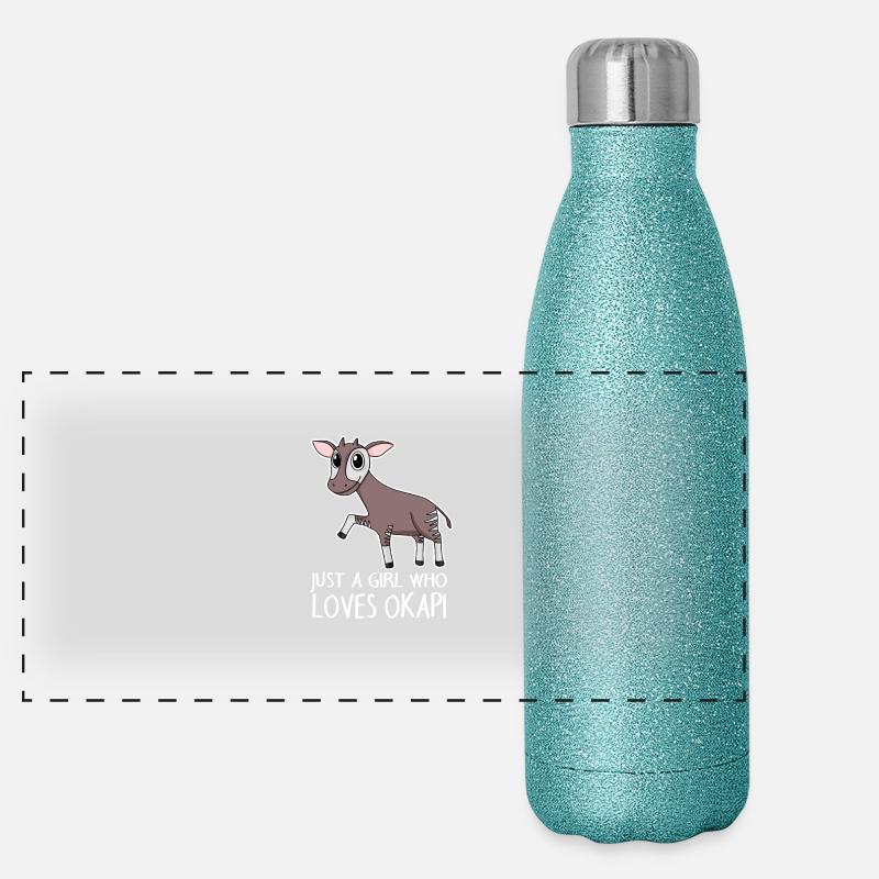 okapi Panoramic Glitter Thermal Bottle 500 ml