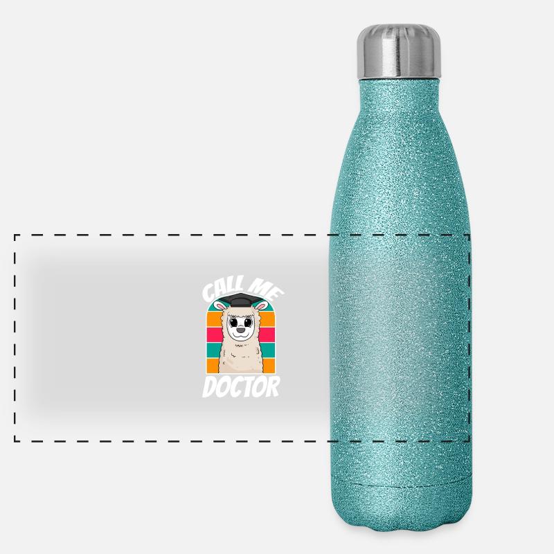 Doctorate Doctoral Thesis Doctoral Degree Panoramic Glitter Thermal Bottle 500 ml