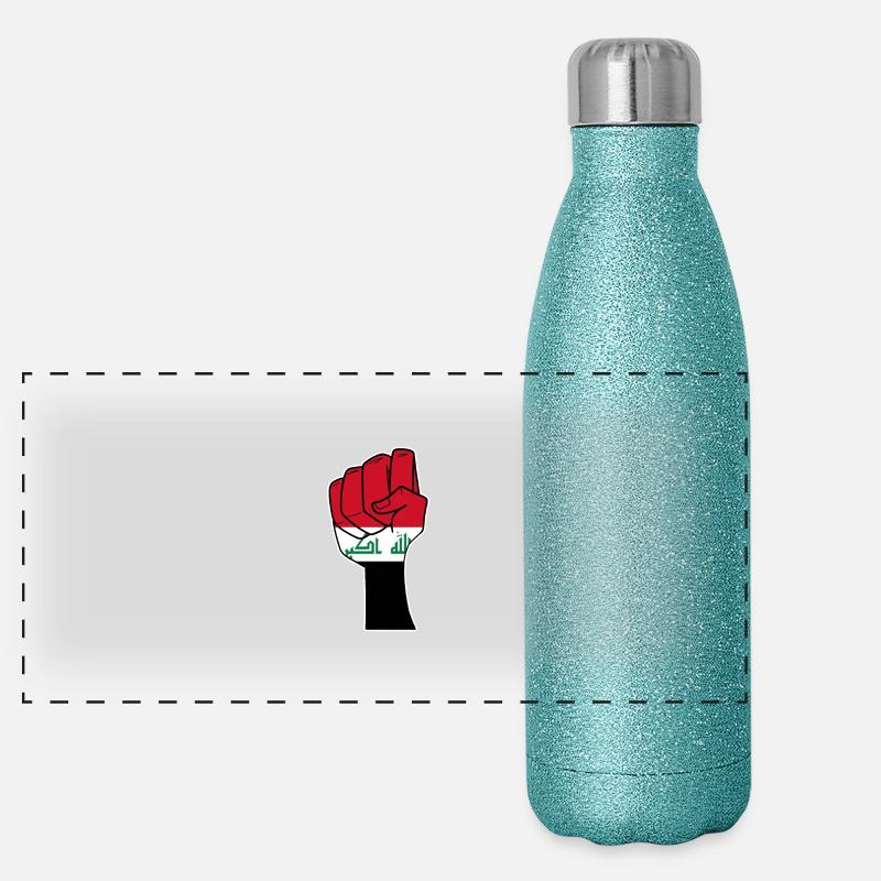 Iraq Panoramic Glitter Thermal Bottle 500 ml