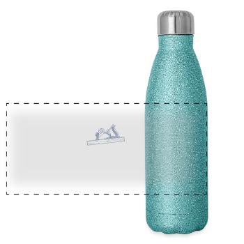 Schreiner Planer Design - Panoramic Glitter Thermal Bottle 500 ml - blue glitter - Front