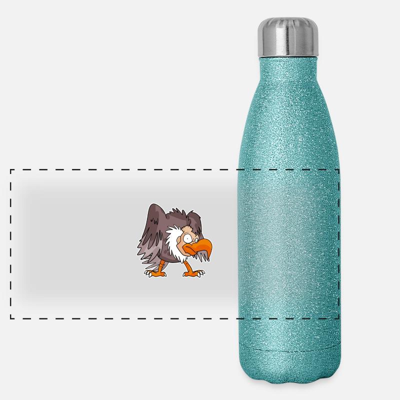 Geier Panorama Glitzer Isolierflasche 500 ml