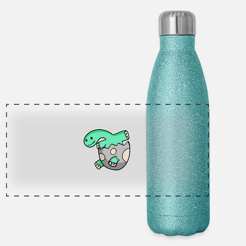 Baby Dino Panorama Glitzer Isolierflasche 500 ml