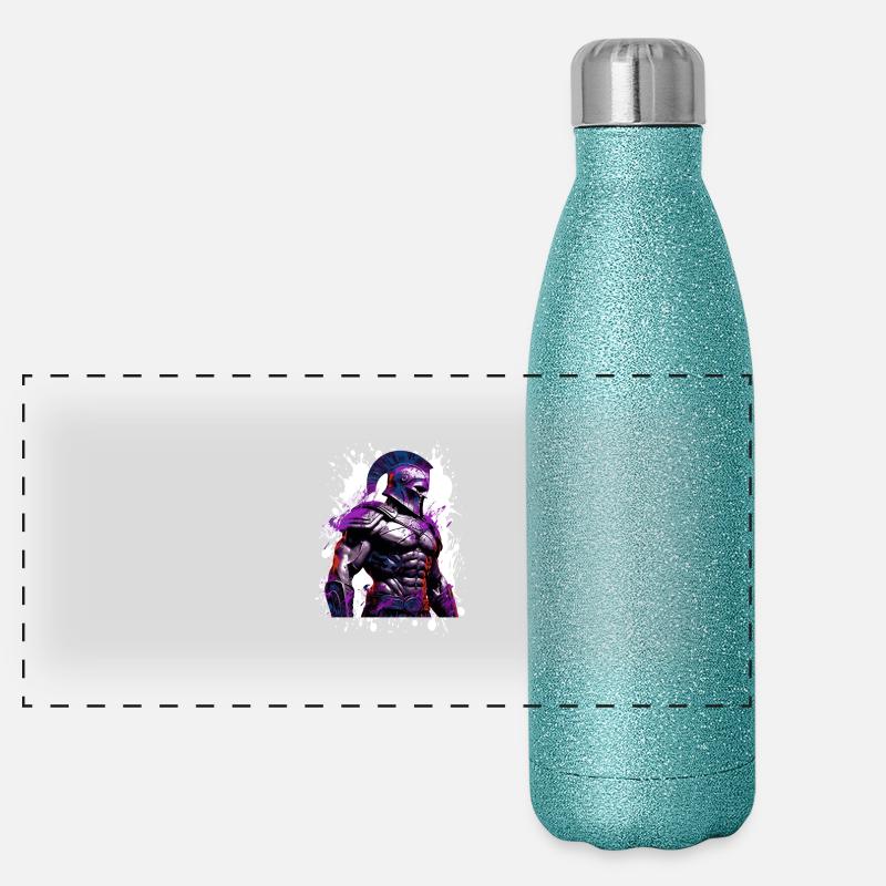 Spartan Muscles Panoramic Glitter Thermal Bottle 500 ml