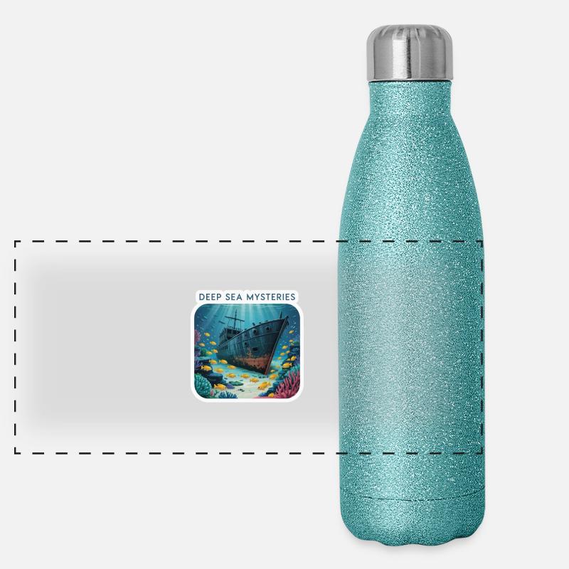 DEEP SEA MYSTERIES Panoramic Glitter Thermal Bottle 500 ml