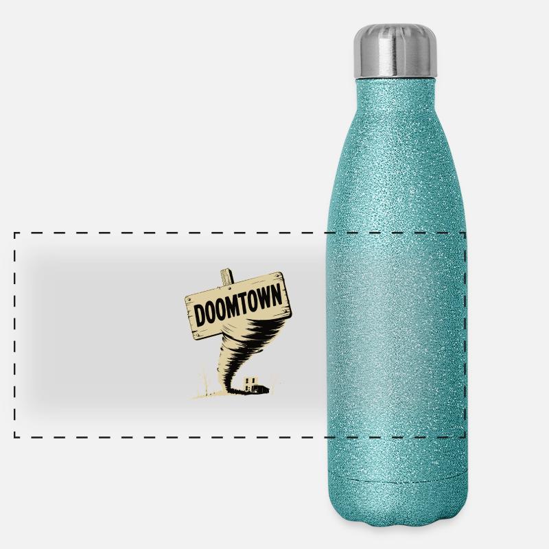 OMINÖSER TONADO Panorama Glitzer Isolierflasche 500 ml