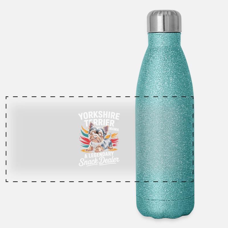 Yorkshire Mama, marchande de snacks légendaire Gourde isotherme panoramique pailletée 500 ml