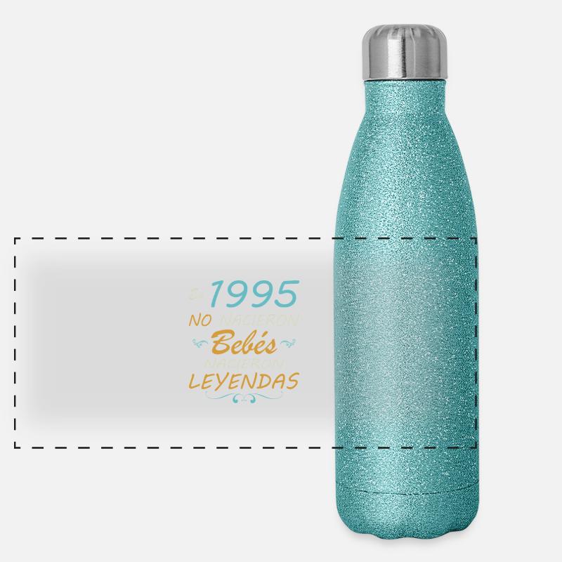In 1995 No Babies Were Born, Legends Were Born Panoramic Glitter Thermal Bottle 500 ml