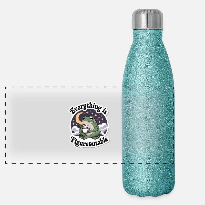 FROG GENTLY Panoramic Glitter Thermal Bottle 500 ml