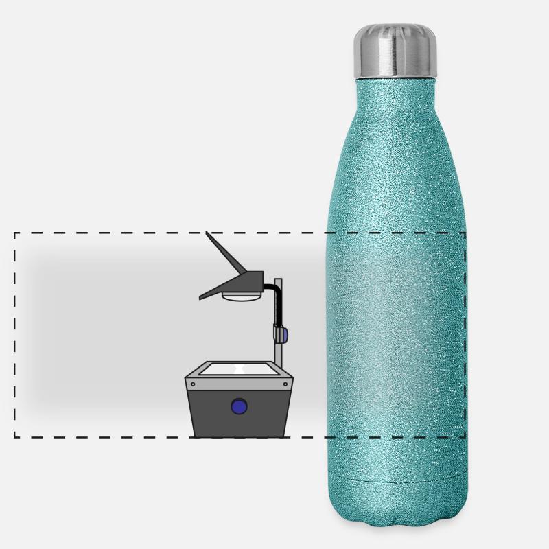 Polylux Schule Lehrer Panorama Glitzer Isolierflasche 500 ml