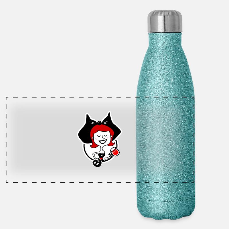 Alsatian Panorama Glitzer Isolierflasche 500 ml